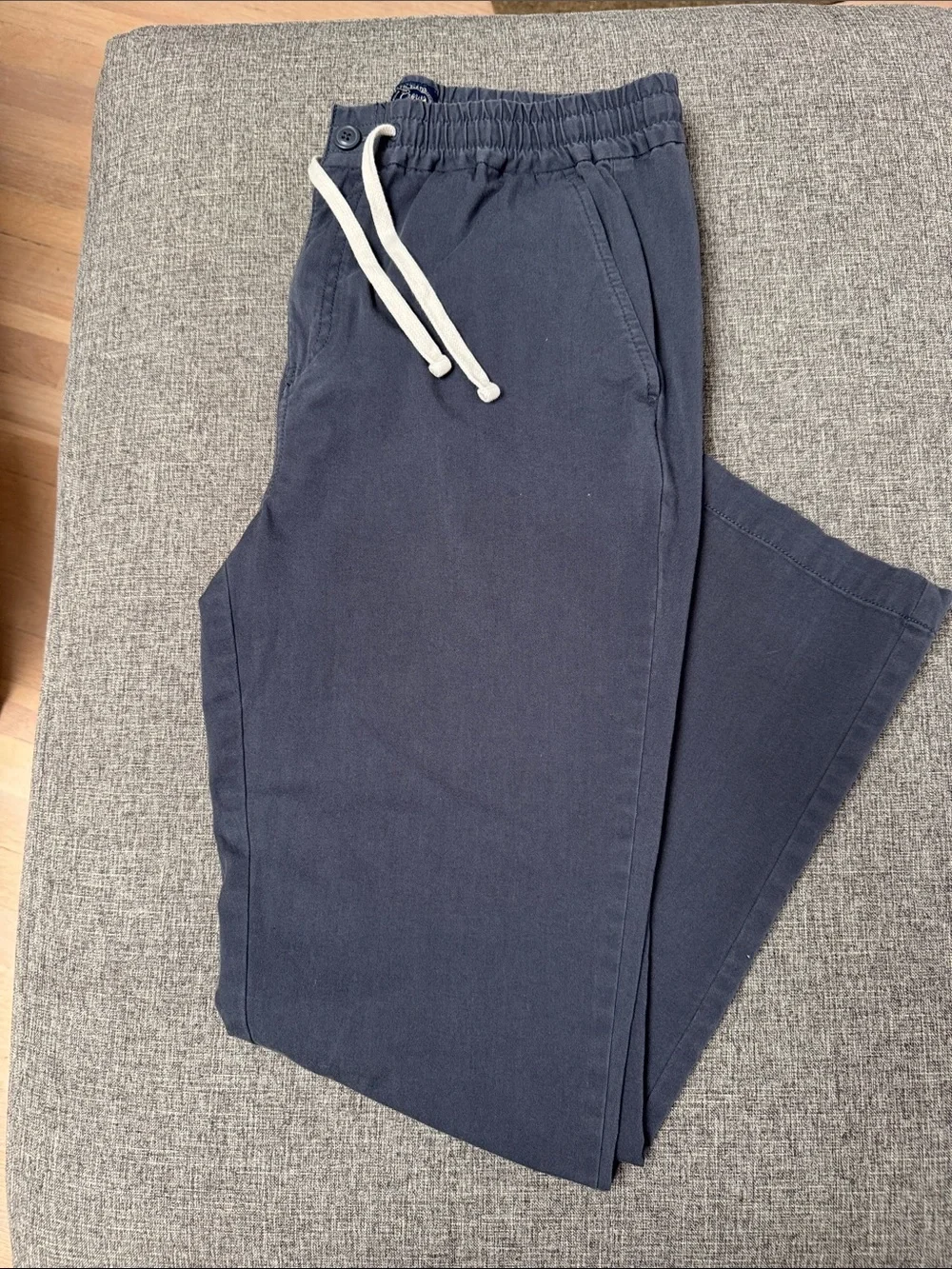 J. Crew Mens Navy Drawstring Joggers